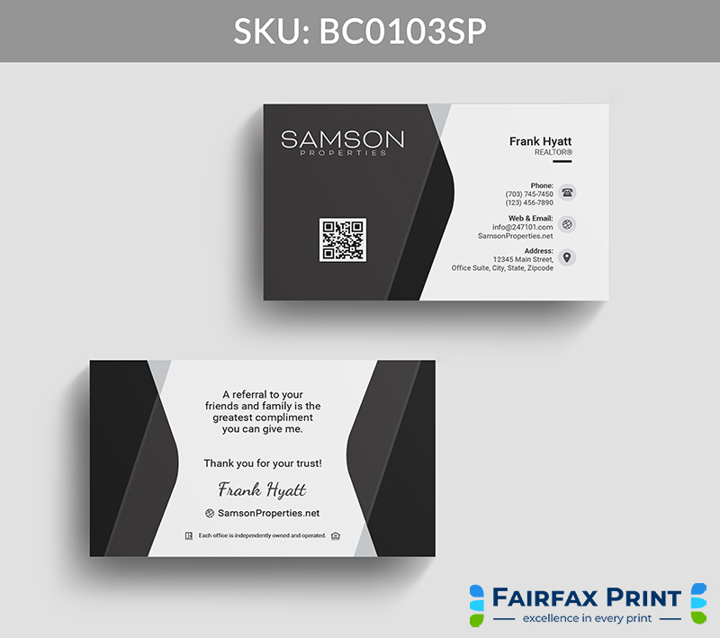 Realtors Fairfax Print for Samson Properties - BC0103SP - Style 22