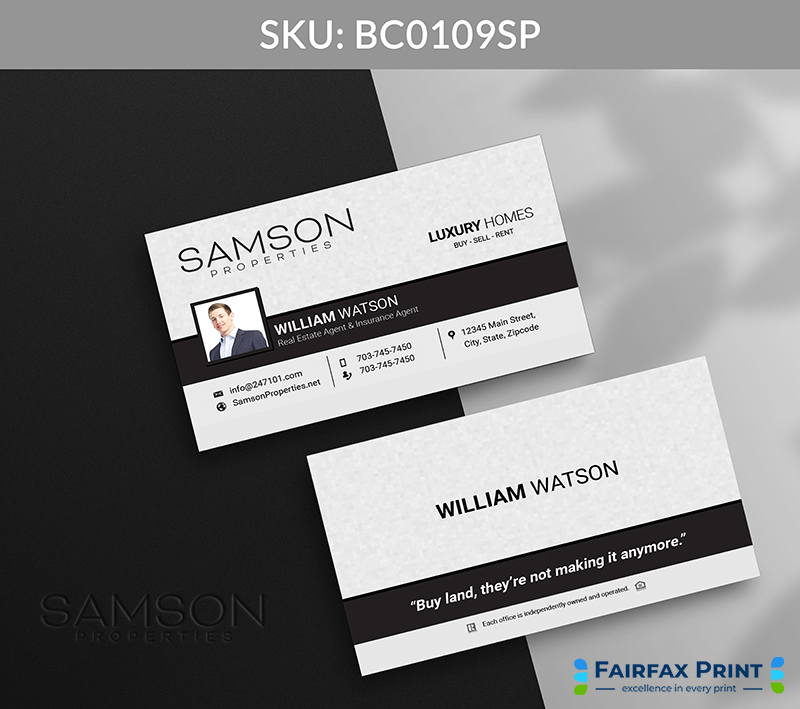 Realtors Fairfax Print for Samson Properties - BC0109SP - Style 12