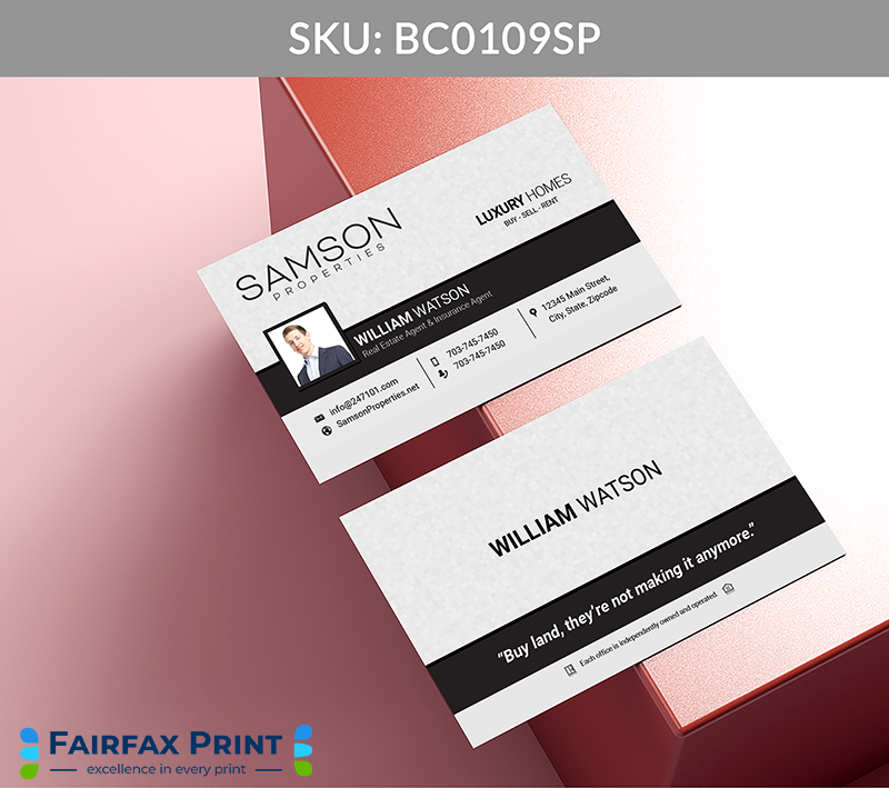 Realtors Fairfax Print for Samson Properties - BC0109SP - Style 5