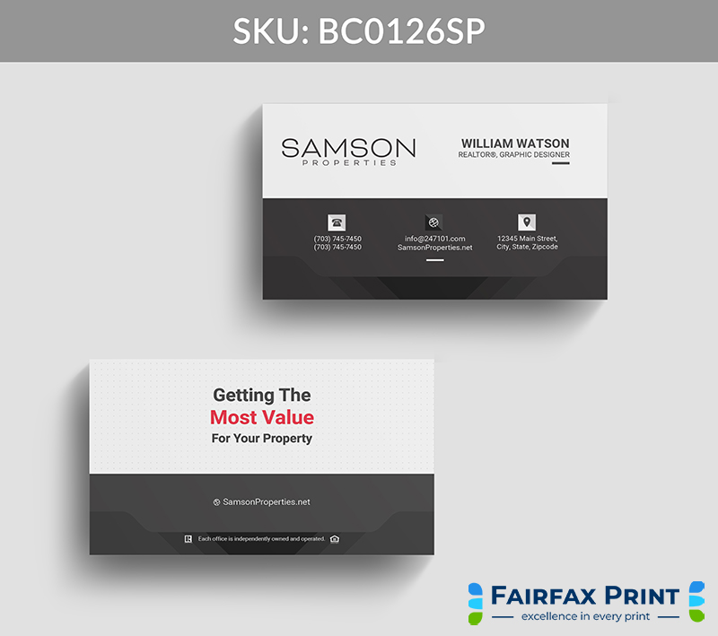 Realtors Fairfax Print for Samson Properties - BC0126SP - Style 22