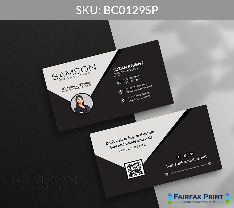 Realtors Fairfax Print for Samson Properties - BC0129SP - Style 12
