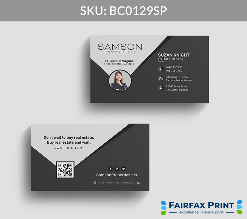 Realtors Fairfax Print for Samson Properties - BC0129SP - Style 22