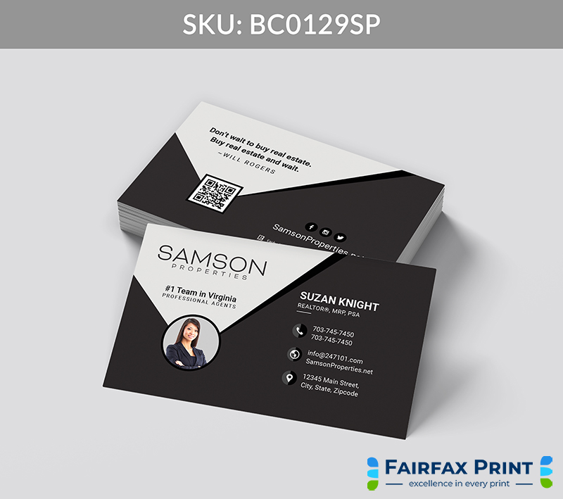 Realtors Fairfax Print for Samson Properties - BC0129SP - Style 24