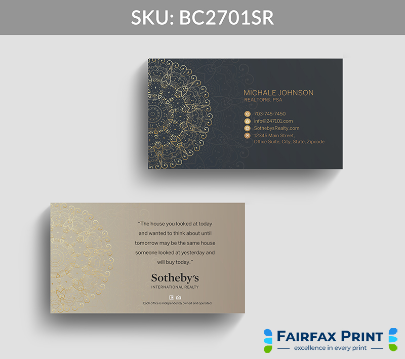Realtors Fairfax Print for Sotheby's Realty - BC2701SR - Style 22