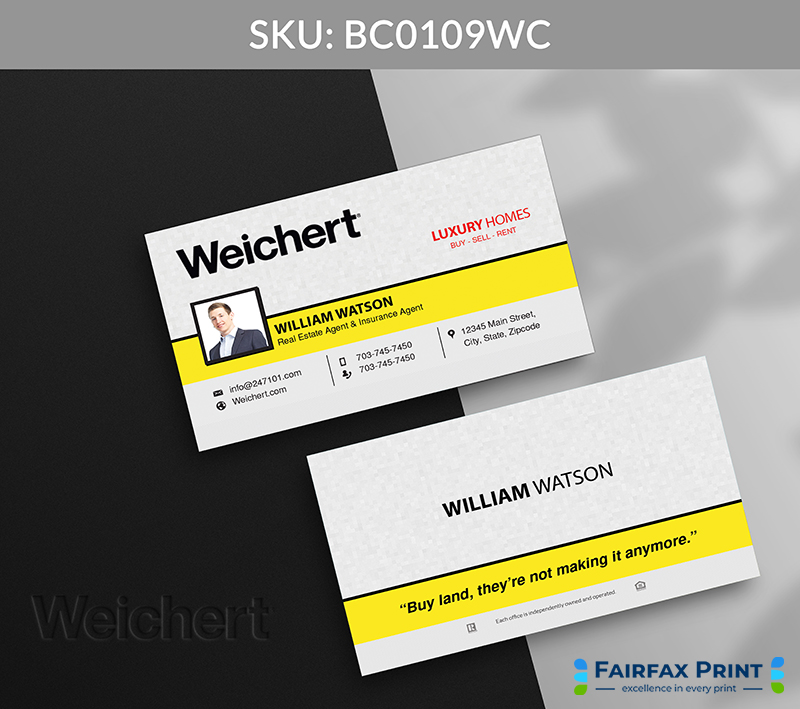 Fairfax Print Flow for Weichert - BC0109WC - Style 12