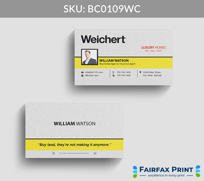 Fairfax Print Flow for Weichert - BC0109WC - Style 22