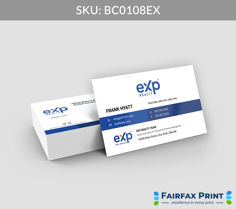 Realtors Fairfax Print for eXp Realty - BC0108EX - Style 21