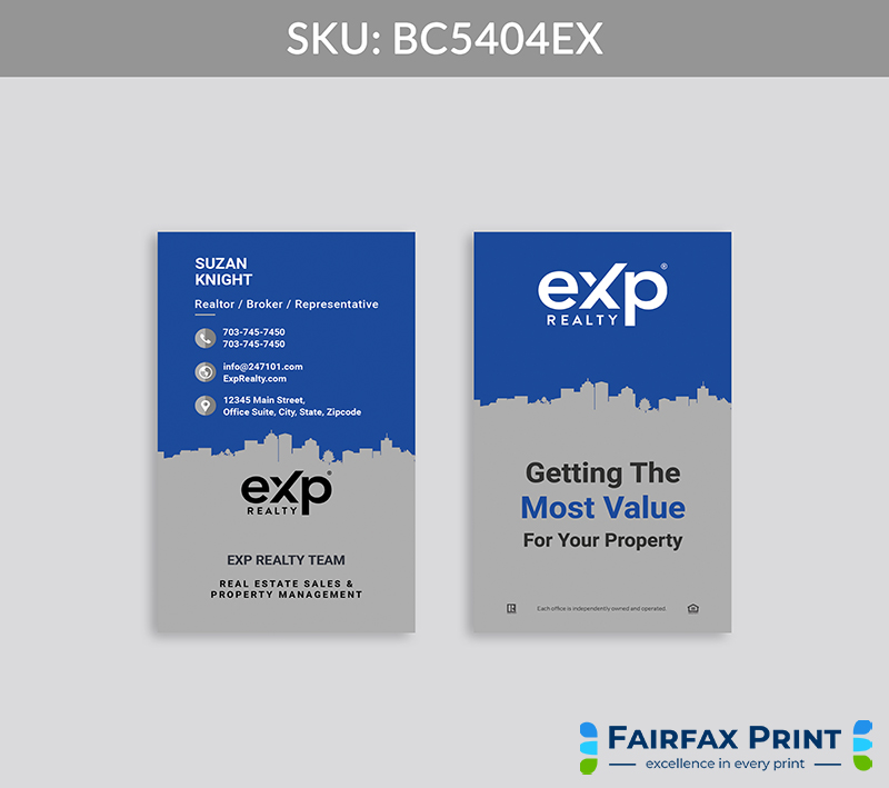 Realtors Fairfax Print for eXp Realty - BC5404EX - Style 28