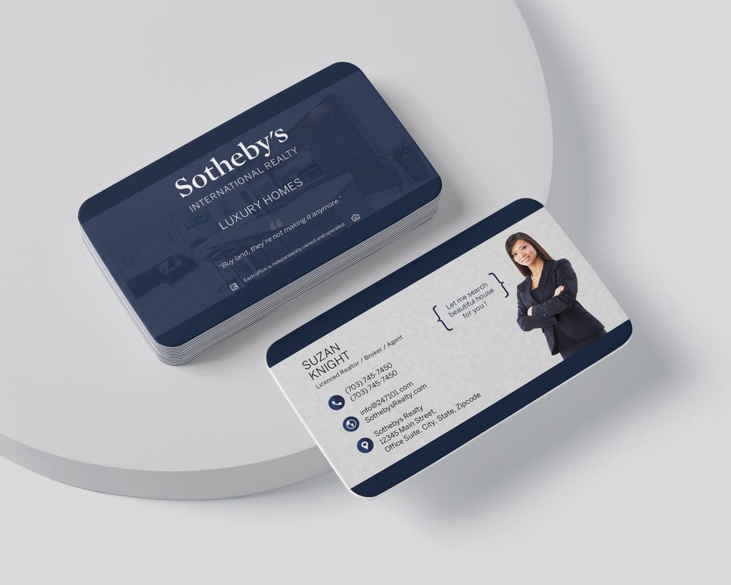Fairfax Print - Business Cards - Sothebys